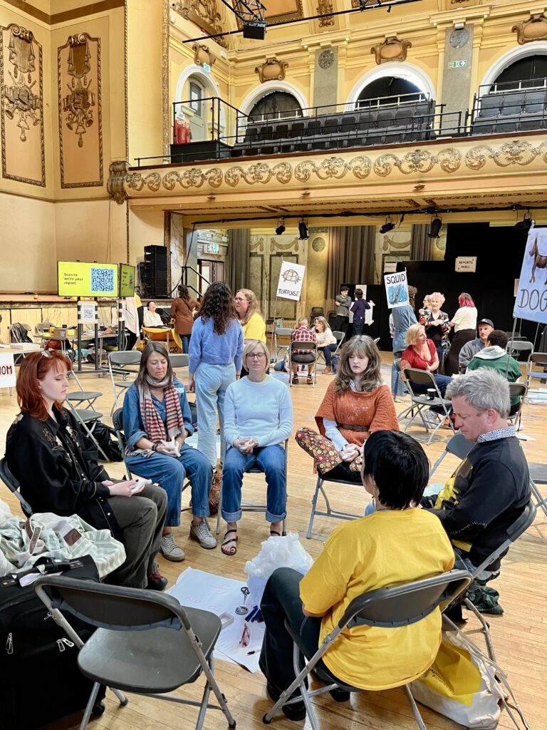 Meditation pics at Shoreditch Town Hall in 2026, London UK