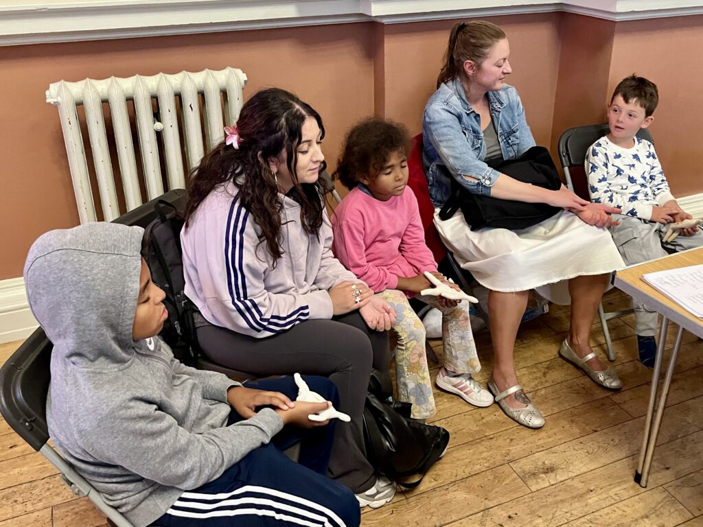 Some meditation pics at Fun Palace at STH, London UK
